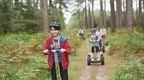 Group of people on Go Ape Forest Segways 