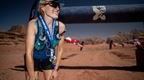 Vic herbert completing the Wadi Ultra Marathon