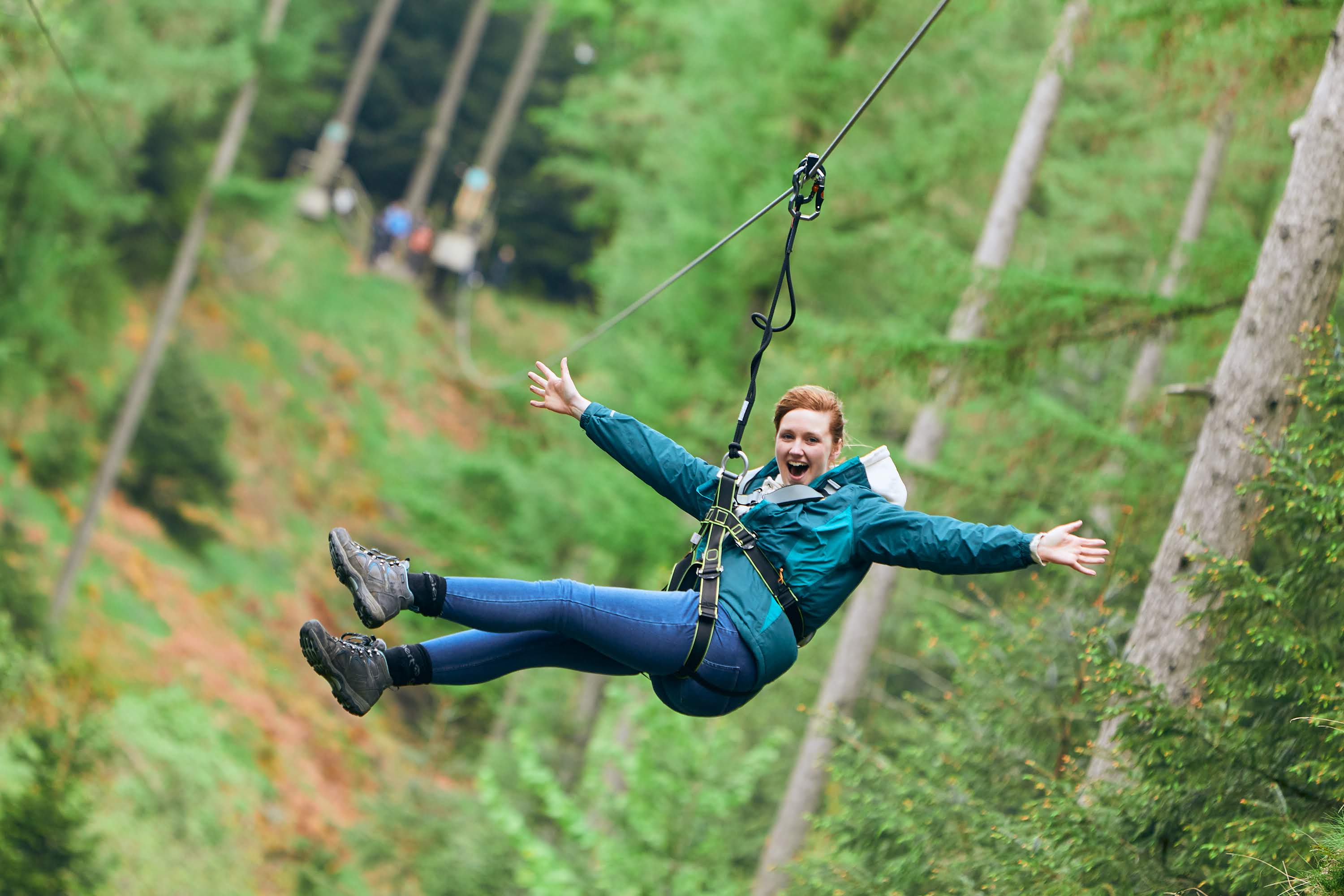 Adventurous High Ropes In Grizedale Lake District Go Ape