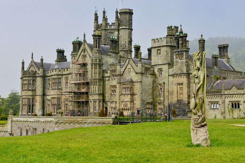View of the front of Margam Castle 