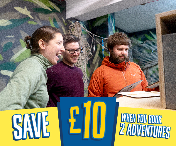 Go Ape Save £10 Promo panel for Go Ape Battersea