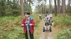 Group of people on Go Ape Forest Segways 