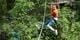 Go Ape Cockfosters Woman on Zip Wire