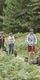 group of people in the forest on segways at Go Ape