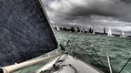 Weather beginning to turn in the Round the Island Race 