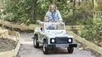 Mini Land rovers t Go Ape Black Park