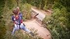 The Go Ape high ropes course at Forest of Dean Mallards Pike