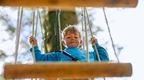 Boy on Treetop Adventure at Go Ape