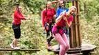 Go Ape Treetop challenge obstacles at Woburn