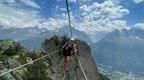 instructor on via ferrata in france 