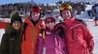 Doug and family skiing